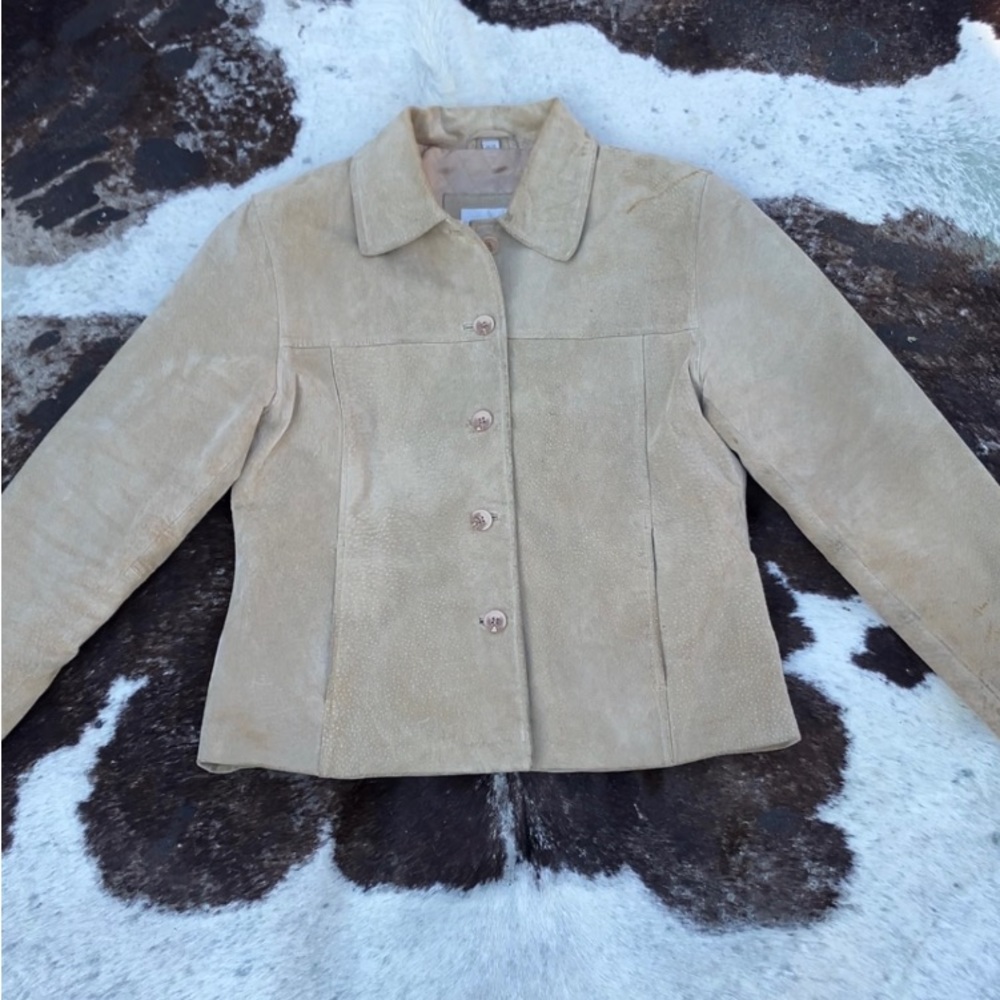 100% leather suede